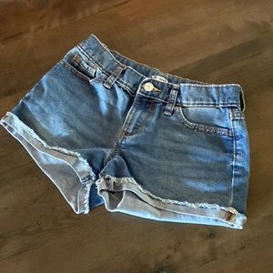 Girls denim blue Jean shorts
